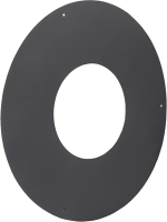 Накладка стенновая декоративная КПД 0.7мм круглая ф200 (черный) - 