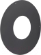 Накладка стенновая декоративная КПД 0.7мм круглая ф200 (черный) - 