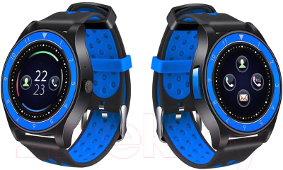 Умные часы D&A F010 (черный/синий)