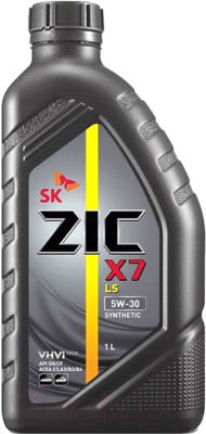 Моторное масло ZIC X7 LS 5W30 / 132619 (1л)