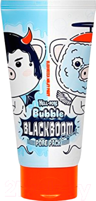 

Маска для лица кремовая Elizavecca, Hell Pore Bubble Black Boom кислородная