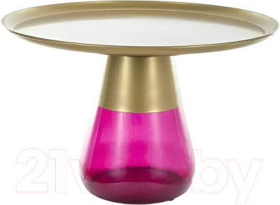 Журнальный столик Signal Tiffany B (золото/фиолетовый)