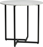 Обеденный стол Signal Alto II (белый мрамор/черный) - 