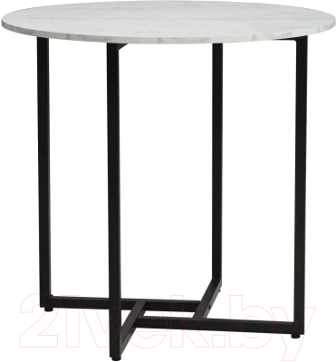 Обеденный стол Signal Alto II (белый мрамор/черный)