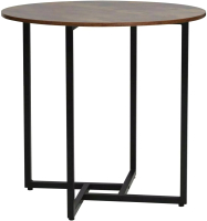 Обеденный стол Signal Alto II (рустикальный коричневый/черный) - 