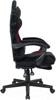 Кресло геймерское Vmmgame Throne Velour / OT-B31-VRBKRD (черный/красный)