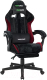 Кресло геймерское Vmmgame Throne Velour / OT-B31-VRBKRD (черный/красный) - 