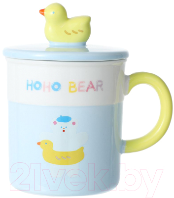 Кружка Miniso HoHo Bear Summer Sparkling Ice Series / 6118