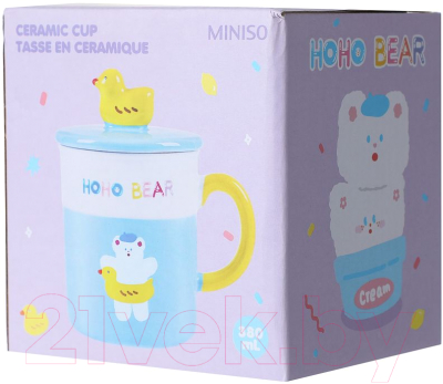 Кружка Miniso HoHo Bear Summer Sparkling Ice Series / 6118