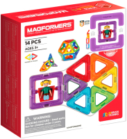 Конструктор магнитный Magformers Basic Plus 14 Set Девочка / 715013-Д - 