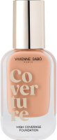 Тональный крем Vivienne Sabo Coverture с плотным покрытием тон 04 Золотисто-бежевый (28мл) - 