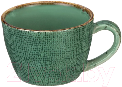 Чашка с блюдцем Elan Gallery Art Village / 650155 (зеленый)