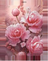Набор алмазной вышивки Феникс+ Розовые цветы / 65615 - 