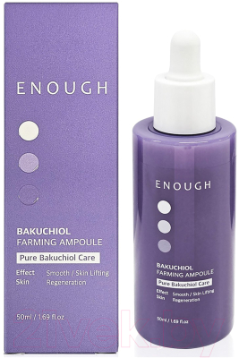 Сыворотка для лица Enough Bakuchiol Farming Ampoule Укрепляющая (50мл)