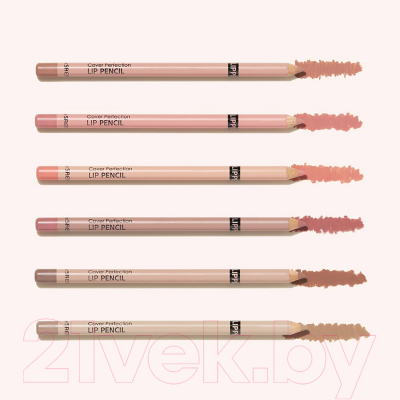 Карандаш для губ The Saem Cover Perfection Lip Pencil 02 Rosy