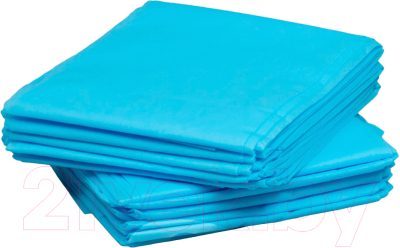 Простынь одноразовая Чистовье Премиум 604-532 90x200 (10шт, голубой)