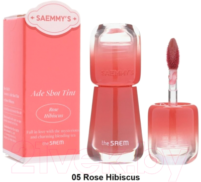 Тинт для губ The Saem Saemmy's Ade Shot Tint 05 Rose Hibiscus