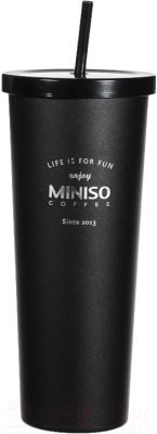 Многоразовый стакан Miniso Black & White Series / 4428