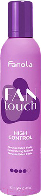 Мусс для укладки волос Fanola Fan Touch High Control Экстрасильной фиксации (300мл)