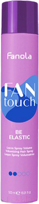 Лак для укладки волос Fanola Fan Touch Be Elastic Средней фиксации (500мл)