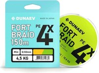 Леска плетеная Dunaev Fortbraid PEx4 DVW010 (темно-зеленый) - 