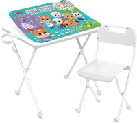 Комплект мебели с детским столом Ника Кошечки-собачки / КАМ-Р/К-С1 - 