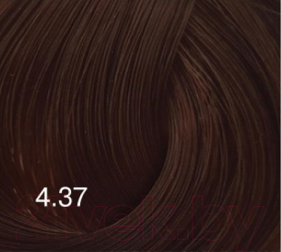 Крем-краска для волос Bouticle Expert Color 4/37 (100мл, шатен золотисто-коричневый)