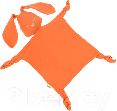 Мягкая игрушка Mum&Baby Комфортер. Зайка / 10158671 (оранжевый)