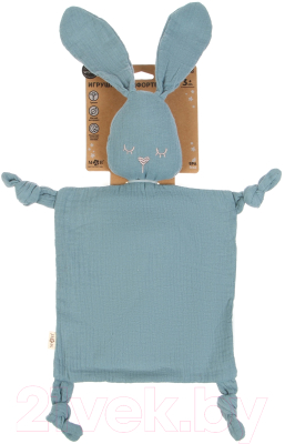 Мягкая игрушка Mum&Baby Комфортер. Зайка / 10158673 (синий)