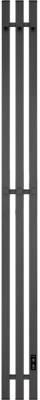 Полотенцесушитель электрический Teymi Helmi Inaro 150x15 / E90110 (3 секции, с таймером, графит матовый)