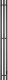 Полотенцесушитель электрический Teymi Helmi Inaro 150x15 / E90110 (3 секции, с таймером, графит матовый) - 
