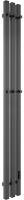 Полотенцесушитель электрический Teymi Helmi Inaro 110x15 / E90120 (3 секции, с таймером, графит матовый) - 