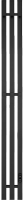 Полотенцесушитель электрический Teymi Helmi Inaro 110x15 / E90121 (3 секции, с таймером, черный матовый) - 