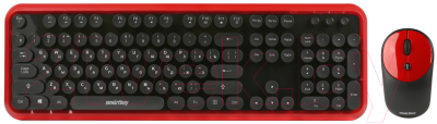 Клавиатура+мышь SmartBuy 620382AG/ SBC-620382AG-RK (черный/красный)