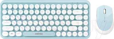 Клавиатура+мышь SmartBuy SBC-626376AG-M (мятный/белый)