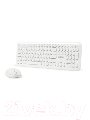 Клавиатура+мышь SmartBuy SBC-666395AG-W (белый)