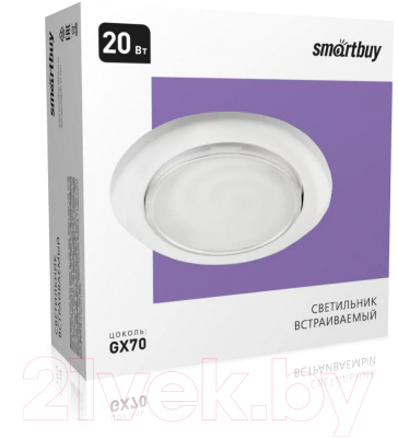 Точечный светильник SmartBuy SBL-01WH-GX70