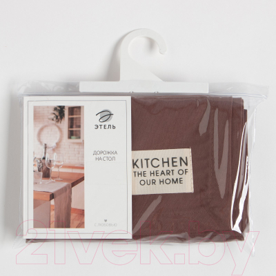 Дорожка на стол Этель Kitchen / 7866011 (40x150, коричневый)