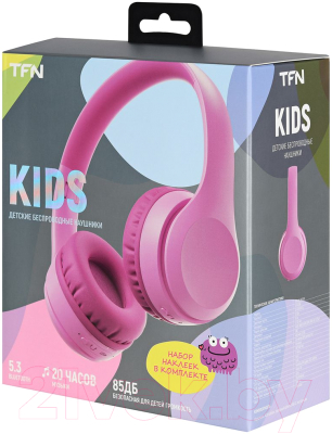 Беспроводные наушники TFN Kids / TFN-HS-BT008PN (розовый)