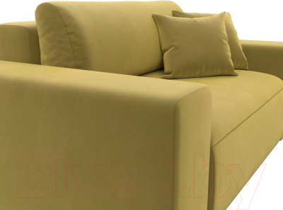 Кресло-кровать Лига Диванов Лига-036 / 121280 (микровельвет желтый)