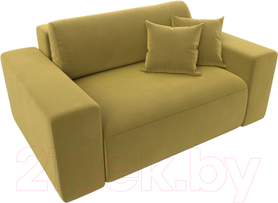 Кресло-кровать Лига Диванов Лига-036 / 121280 (микровельвет желтый)