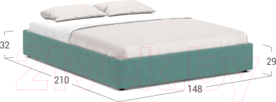 Двуспальная кровать Moon Family 1260 / MF005663