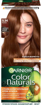 Крем-краска для волос Garnier Color Naturals Creme 5.34 (корица)