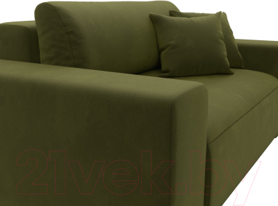 Кресло-кровать Лига Диванов Лига-036 / 121282 (микровельвет зеленый)