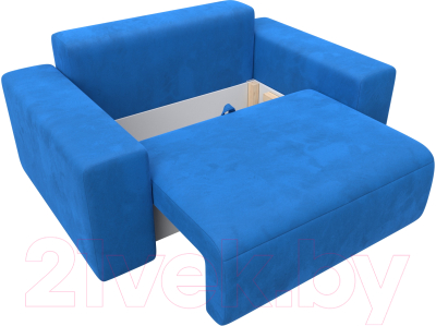 Кресло-кровать Лига Диванов Лига-036 / 121294 (велюр голубой)