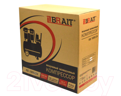 Воздушный компрессор Brait KB-1000/24