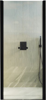 Душевая дверь MaybahGlass MGD-422-6 (прозрачное стекло/черный) - 