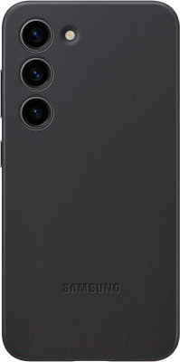 Чехол-накладка Samsung Galaxy S23 Leather Case / EF-VS911LBEG (черный)