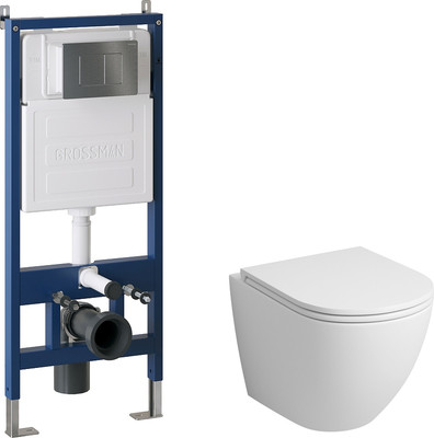 

Унитаз подвесной с инсталляцией, GR-4455MS+900.K31.01.000+700.K31.04.42M.42M