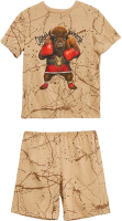 Комплект детской одежды Mark Formelle 563318 (р.140-68, бежевая текстура) - 